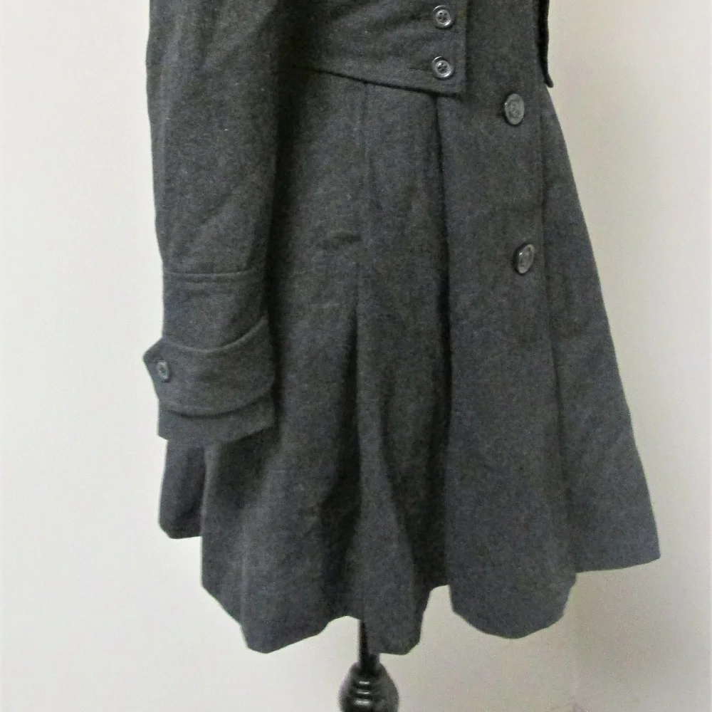 Hazel Women's Full Button Coat peacoat - Picture 6 of 8